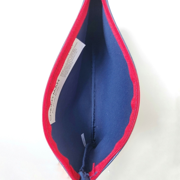 Marvel Spiderman Far from Home Blue Clutch Zippered Bag - Picture 6 of 7
